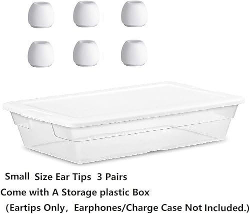 Miniatura 4 de Puntas para Auriculares Pequeñas Cubiertas para Auriculares Tapas para Oídos Puntas para Oídos Almohadillas para Oídos Compatibles con Apple AirPods