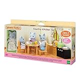 Buena atención al detalle Sylvanian Families 5164 - Juego de Cocina con Gato y Madre