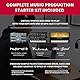 AKAI Professional Midi Controller + Sustain Pedal Bundle - MPK Mini MK3 White USB-MIDI-Keyboard Controller + M-Audio SP-2 Universal Sustain Pedal