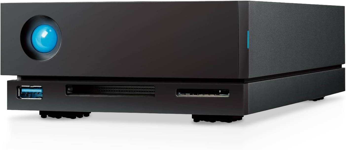 LaCie STHS8000800 External Hard Drive, 8 TB, 1 Big Dock, Thunderbolt 3, USB-C Mac/iPad/Windows Compatible, Includes Docking Station Function