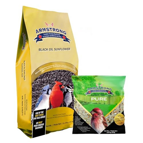 Armstrong Wild Bird Food Combo Pack - Black Oil Sunflower
