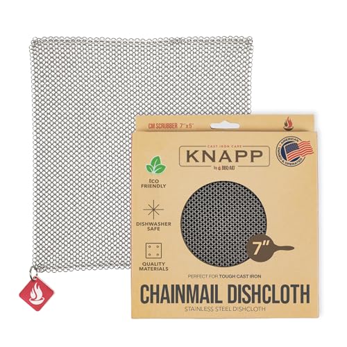 Knapp Made Chainmail Dishcloth 7”x5” - Replace...