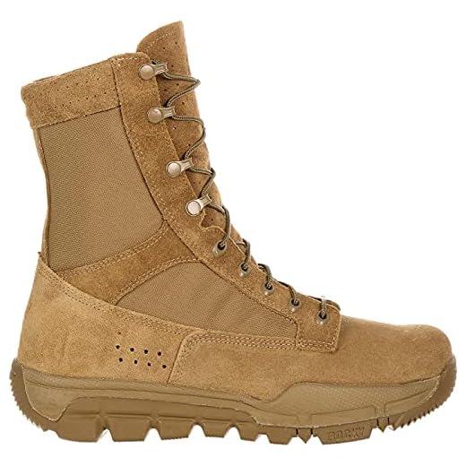 Rocky Bota masculina Rkc042 militar e tática, Coiote marrom, 8.5 Wide