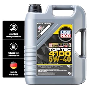 LIQUI MOLY Top Tec 4100 5W-40 | 5 L | Synthesis technology motor oil | SKU: 9511