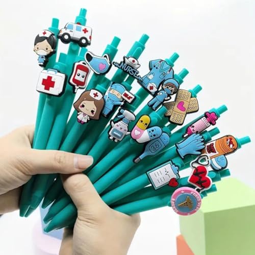 Set de 18 bolígrafos con tinta negra Vbsqic miniatura 3