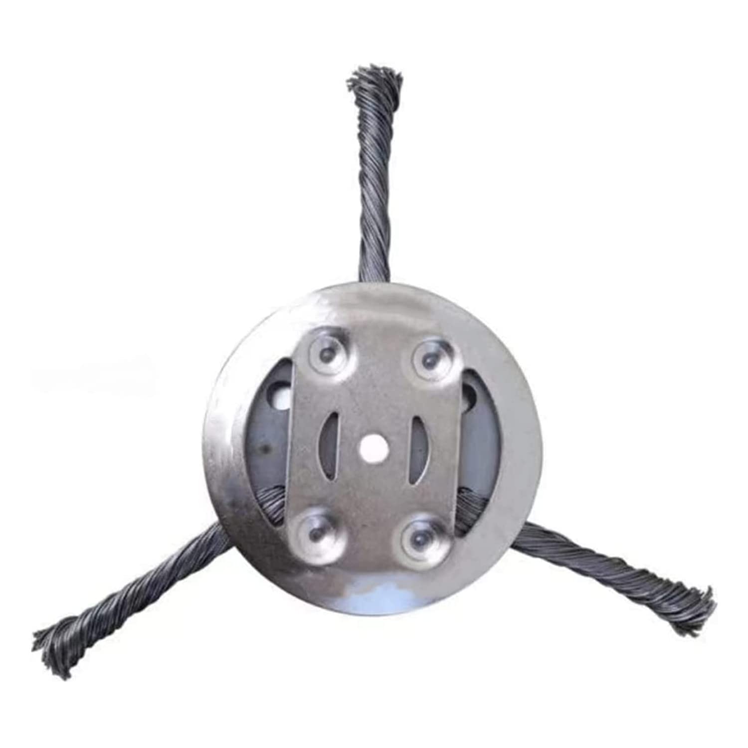 2 Pack Steel Wire Trimmer Head - 6 Inch Universal Weed Cutter For Lawn Mowers