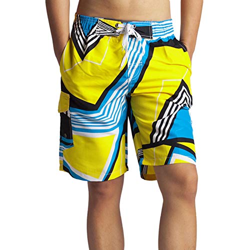 PROKTH Shorts Holgados, Holgados, para Hombre - Pantalones de Playa de Secado rápido