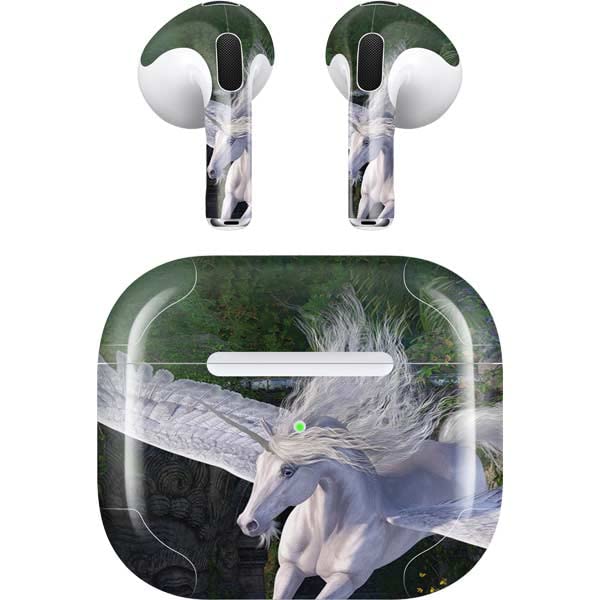 Skinit Decal Audio Skin Compatible with Apple AirPods (3rd Gen, 2021) - Tate and Co. Soaring Pegasus Design