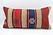 Throw kilim pillow cover 12x24 inch handmade Oriental Sofa pillow Eclectic Accent Bolster Art Deco Modern Decorative Vintage Ethnic cushion cover