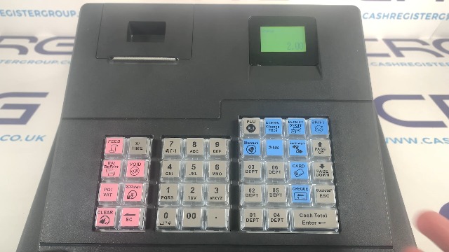 CRG XA137 Basic Cash Register Till Black. Ideal for Retail. Simple