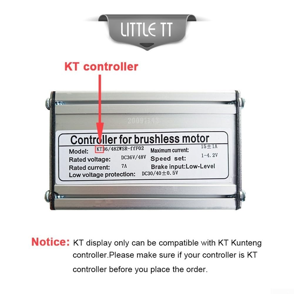 Misuratore di controllo per bicicletta elettrica, 24/36/48 V, display a LED, controllo bici elettrica con display a quattro bit di potenza per KT 880 per KT-LED880