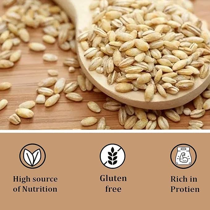 Organic Jau Sattu Flour 700g - Gluten Free Barley Flour Atta Jau Ka Sattu, Fresh from Farms 100% Vegan No Preservatives, No Trans Fats, Rich in Protein and Nutrients image 3