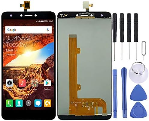 CNSD Screen Replacement for for Tecno Spark Plus K9 (Black) Touch Digitizer LCD Display Full Assembly+Full Repair Tool (Color : Black)
