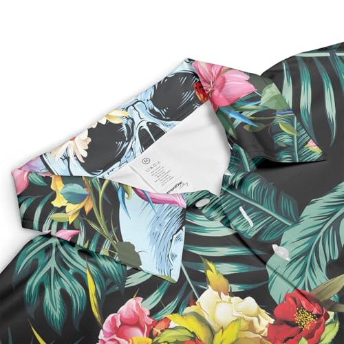 ACEPrints Colorful Hawaiian Polo Shirts for Men Casual Mens Polo Shirts Short Sleeve Golf Shirts for Men4