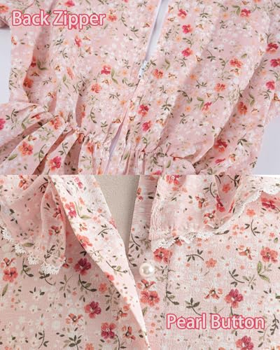 Vestido de pionera colonial para niñas miniatura 4