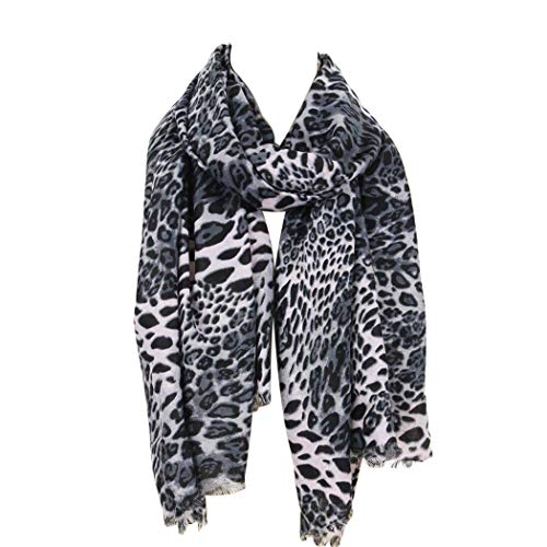Rosemarie & Jubalee Women's Get Wild Versatile Leopard Print Fashion Wrap Swimsuit Sarong Shawl Scarf, 72