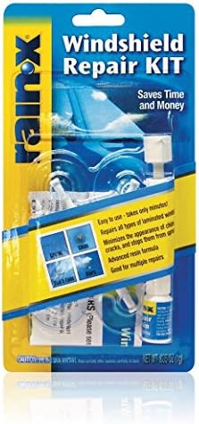 Amazon Com Rainx Fix A Windshield Do It Yourself Windshield Repair Kit For Chips Cracks Bulll S Eyes And Stars Automotive