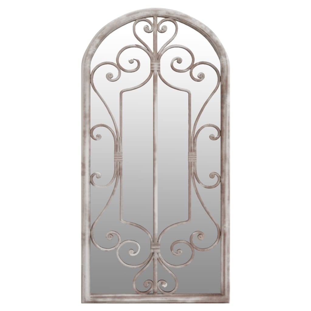 Casa & Giardino,Decorazione,Specchi,Giardino Specchio Sabbia 70x30 cm Ferro per Uso Esterno