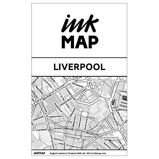 Liverpool Inkmap - maps for eReaders, sightseeing, museums, going out, hotels (English) (English Edition)