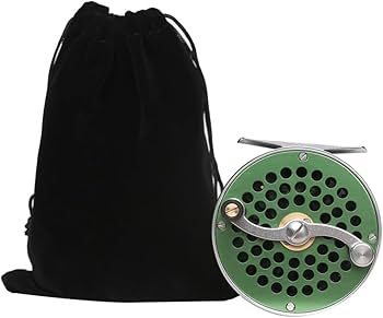 Amazon | Vintage Classic フライフィッシングリール、右/左ハンドル