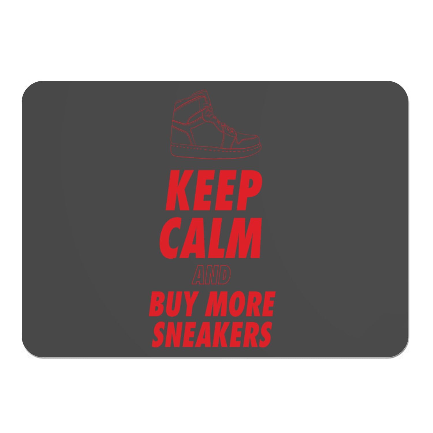 Napperons noir en liège sneakers sets de table grand format pour repas entre amis