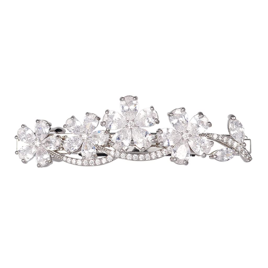 Forcine, fermagli, fermacapelli, fermagli for artigli, impugnatura for capelli Clip for copricapo Serie di stelle luminose Clip for capelli con diamanti brillanti Clip for capelli a mezza cravatta con