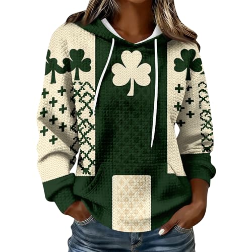 Sweat à capuche femme trèfle ample finis les pulls inconfortables