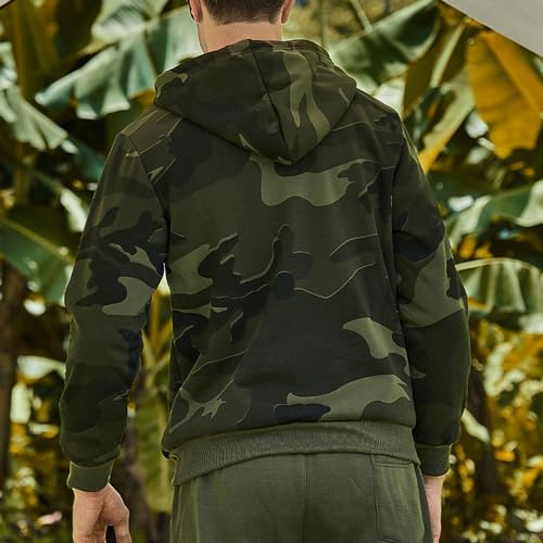 JEShifangjiusu Men'S Pullover Hoodie Blend Fleece Camo Outwear Long Sleeve Contrast Color Military Sweatshirt With Pocket4