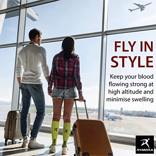 Image of Rymora Compression Socks for Men and Women - for Sports, Running, Flying, Work & More
