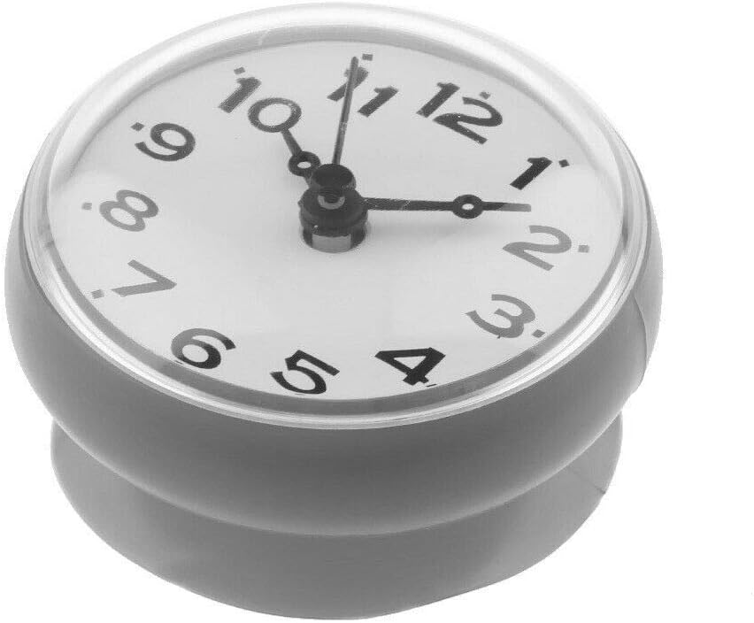 Home Decor 2pieces Shower Bathroom Kitchen Wall Clock Moistureproof Waterproof Gift
