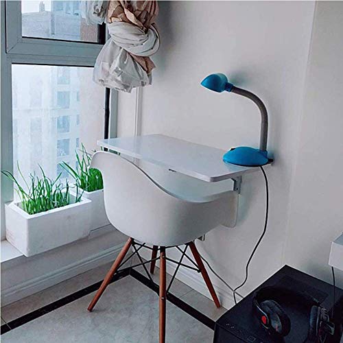 Bureau mural pliant compact CHEWYNP 80x50 table murale rabattable