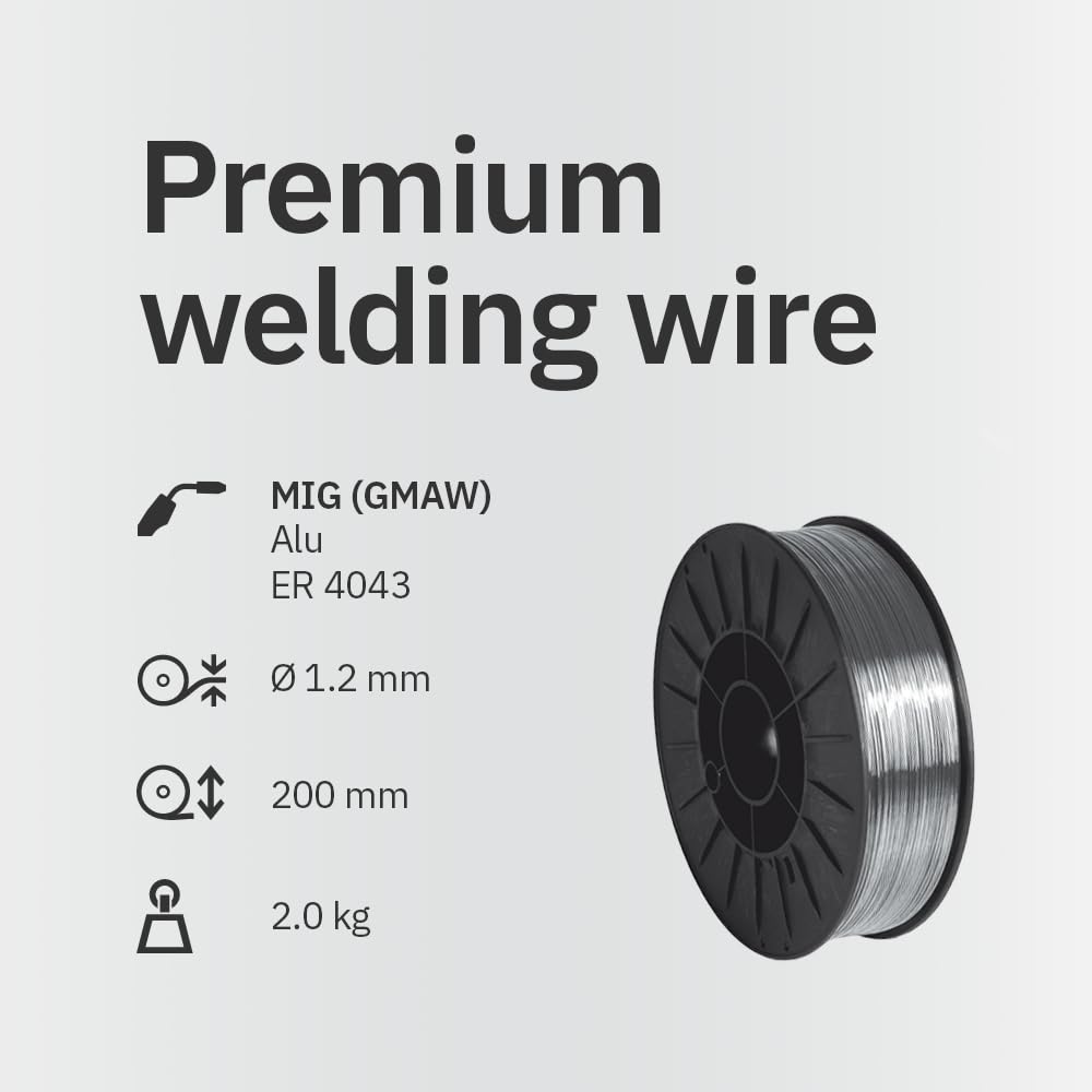 GYS Alu (AlSi5) MIG Wire - 1.2mm - 2kg - Accesorio de soldadura a gas