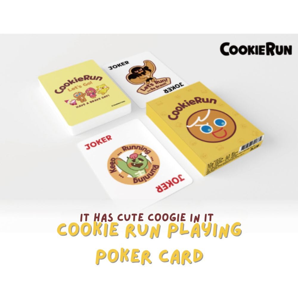 JL Corp. Cookie Run Playing Poker Card (Paper) : Amazon.sg: Toys