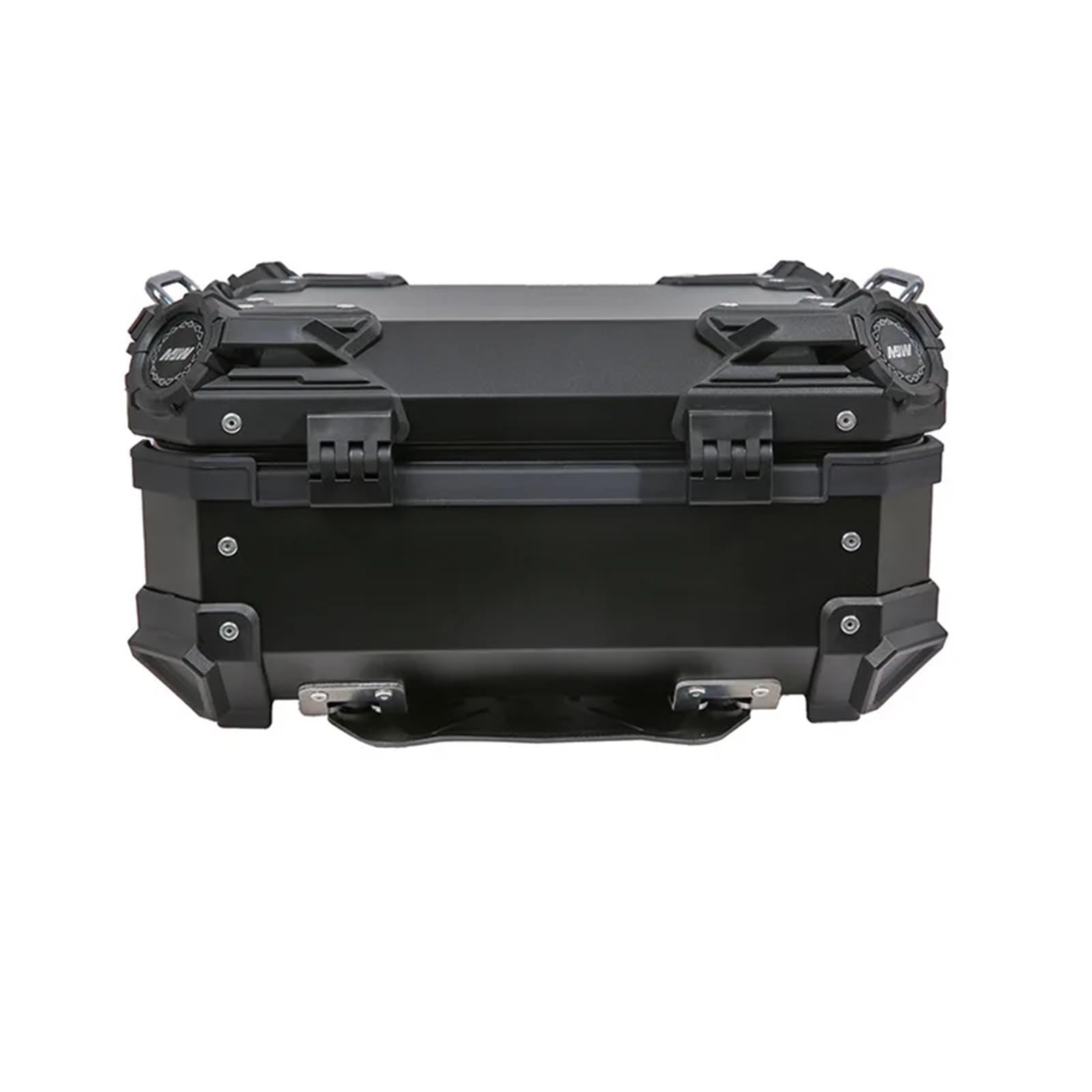 28L motocyklowy tylny kufer aluminiowy ze stopu aluminium, bagażnik, narzędzie, kufer, bagażnik z podstawą uchwytu(Silver)
