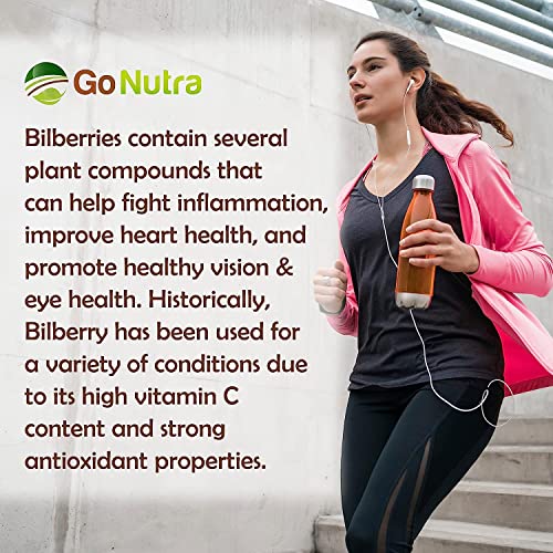 Go Nutra Bilberry Extract Powder European Bilberry 10:1 Strength Extract #TOP3