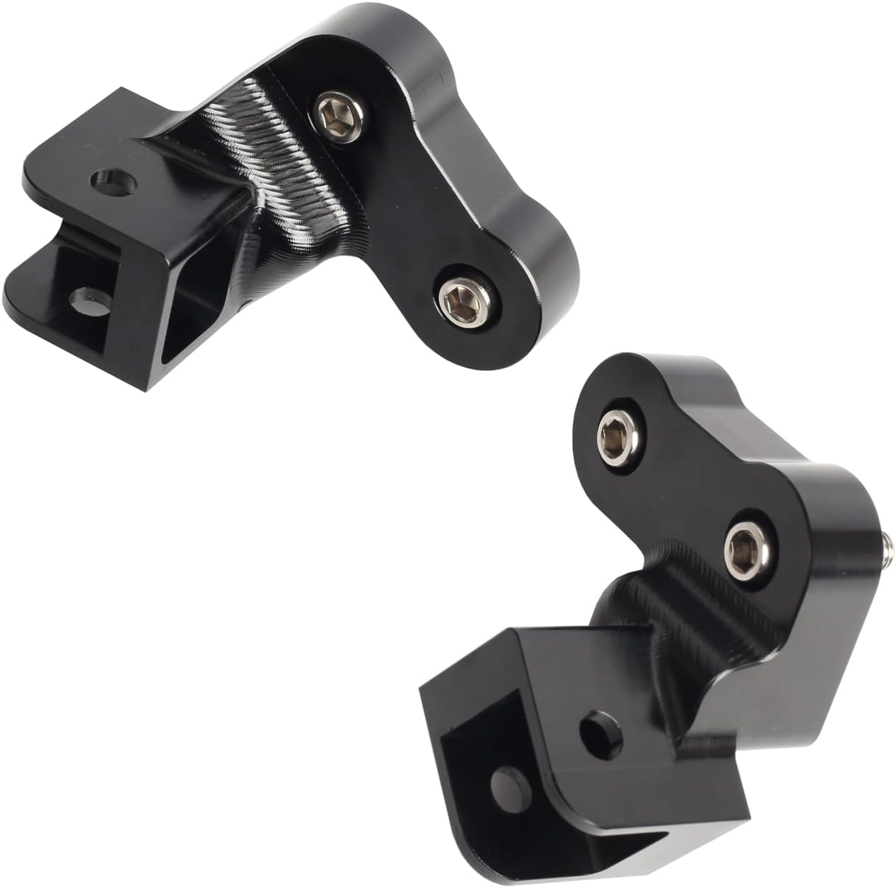 1 Inch Footpeg Lowering Kit for KLR650 2022 2023 2024 Gen3, CNC Aluminum Alloy Lowering Mounts, Rider Foot peg Relocation Bracket for Enhanced Comfort & Control