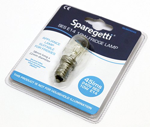 Price comparison product image SES E14 10W FRIDGE LAMP By SPAREGETTI®