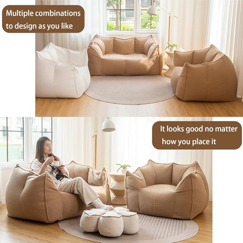 Sillón puff comprimido para espacios pequeños que buscan comodidad moderna sin ocupar espacio 5
