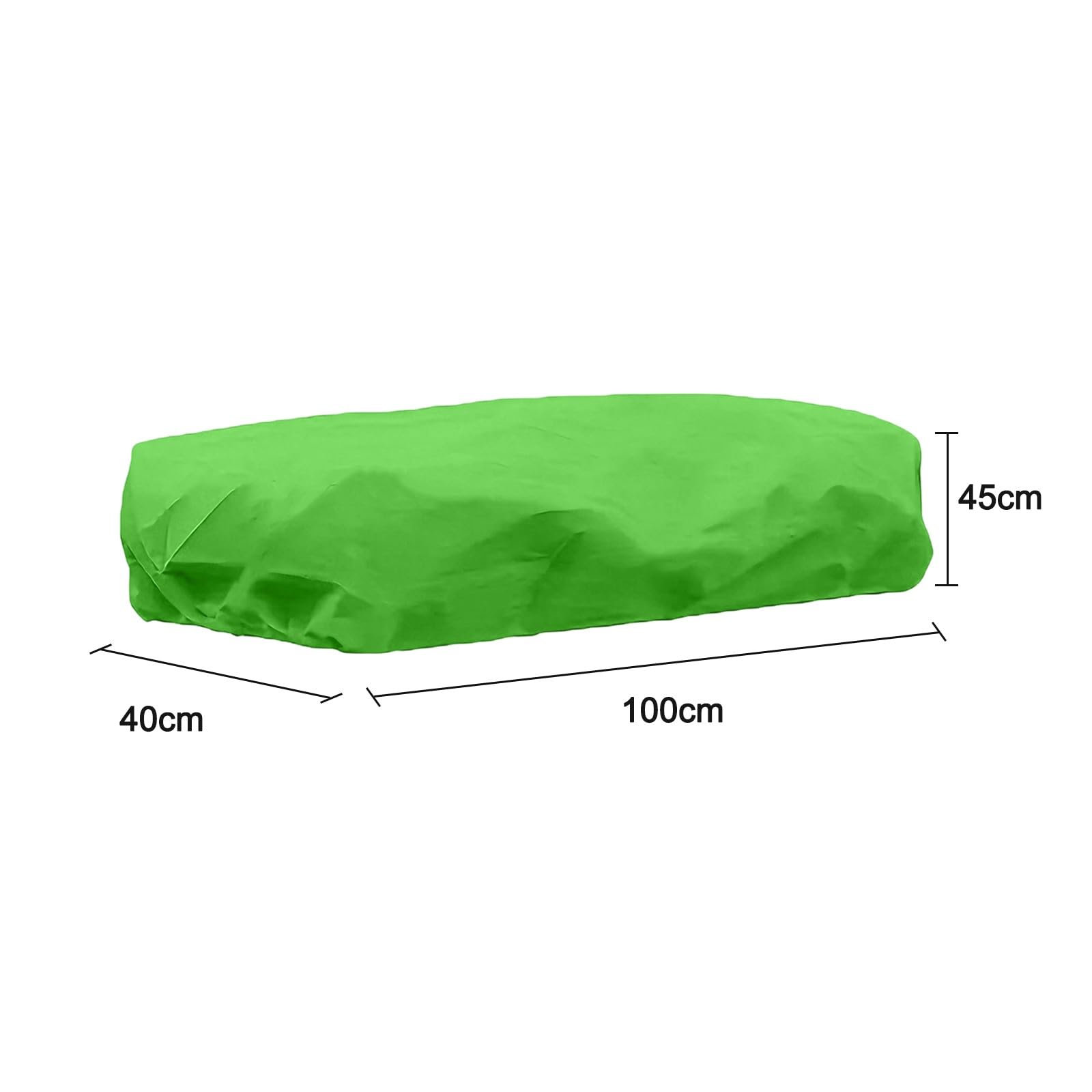 Copertura per piante in tessuto non tessuto verde rettangolare protezione invernale per giardino, patio, balcone, tessuto traspirante, confezione da 2