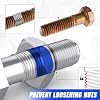Thread Lock - Medium and High Strength Thread Locker Blue & Red, Threadlocker for Nuts, Bolts, Metal Fasteners - Lock Tight & Prevent Loosening, Seal & Anti-Corrosion, Long-Term Stability (50ml+50ml)