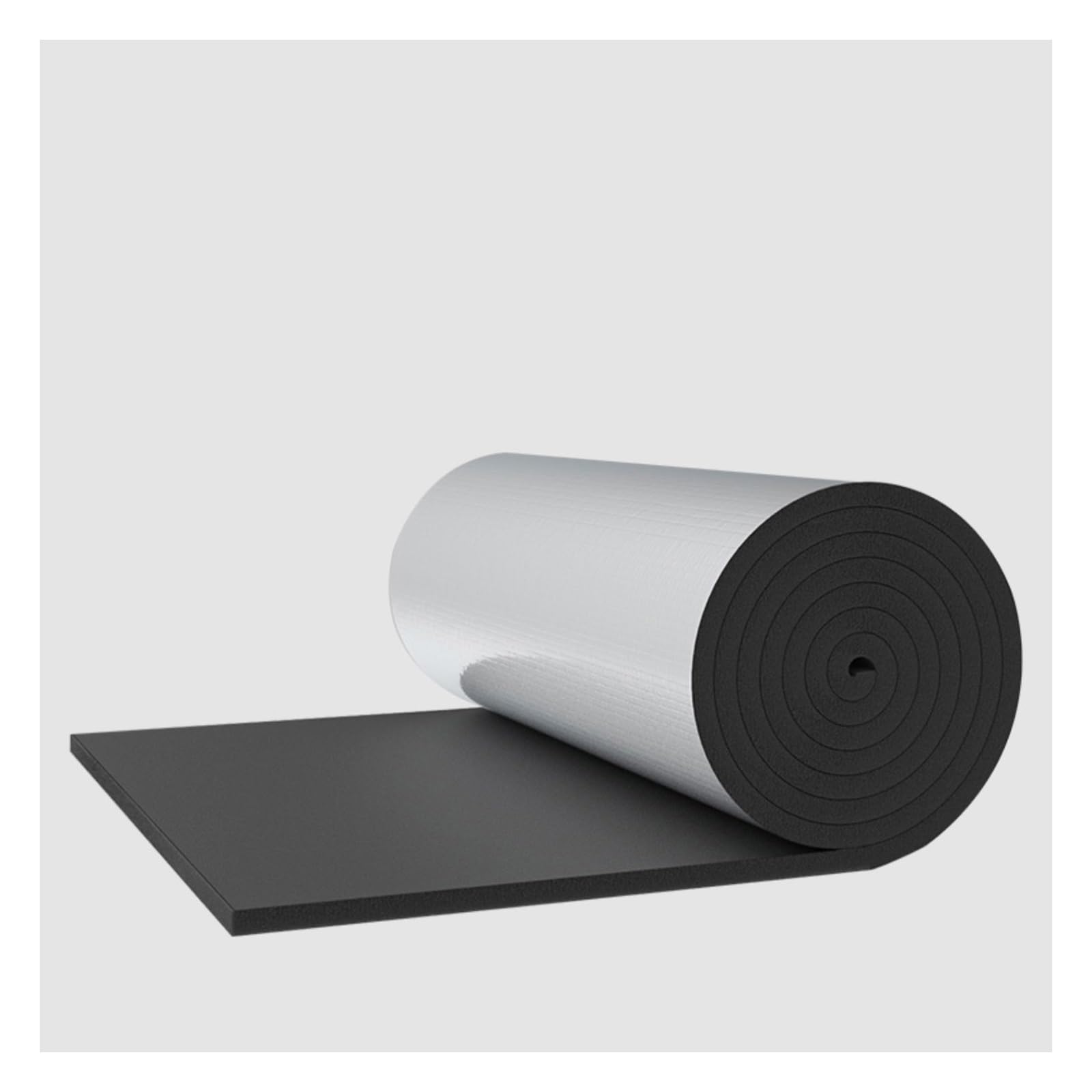 Generisch Selbstklebende Schalldämmmatte aus Aluminiumfolie, 5 mm dick, 6 m², wasserdicht, einfach zu schneiden und zu installieren, Schalldämmung im Auto, Dachboden-Dämmmaterial