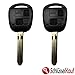 Produktbild 2 Stück Toyota Schlüssel Gehäuse Aygo Corolla Avensis RAV Auto Rohling TOY43 Neu