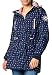Produktbild Sublevel Damen Softshell-Jacke Kurzmantel mit Kapuze & Print Blue S