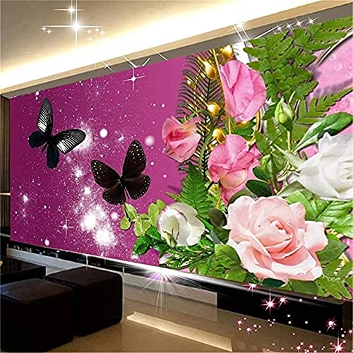 Peinture Diamant 5D DIY Papillon Noir pour Vaincre l'Ennui et le Stress