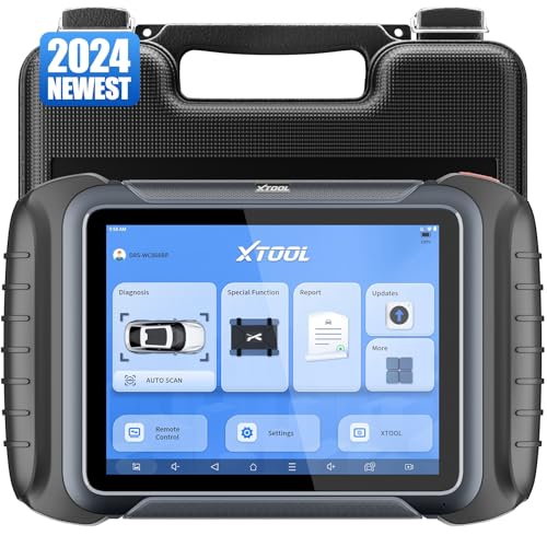 XTOOL D8S Bidirectional Scan Tool 2025 Upgraded Ver. of D8 Scanner, OBD2 Scanner Diagnostic Tool, Topology Mapping, ECU Coding, 42+ Resets, FCA, CAN FD&DoIP, All System Scanner for Car, 3-Year Update