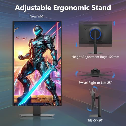 Z-Edge INFINYX Monitor Gamingowy 27” OLED QHD 2K 2560x1440, 240 Hz, 0,03 ms GtG, 1,07 mld kolorów, 99% pokrycie DCI-P3, synchronizacja adaptacyjna, HDMI 2.1, DP 1.4, podstawa z regulacją wysokości