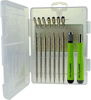 Precision Small Repair Tools Kit, Repair Screwdriver Set 16 in 1 for Fixing Cell Phone Watch Computer Tablet, Opening Pry Tool Repair Kit Set, Model A7395, 1 Set