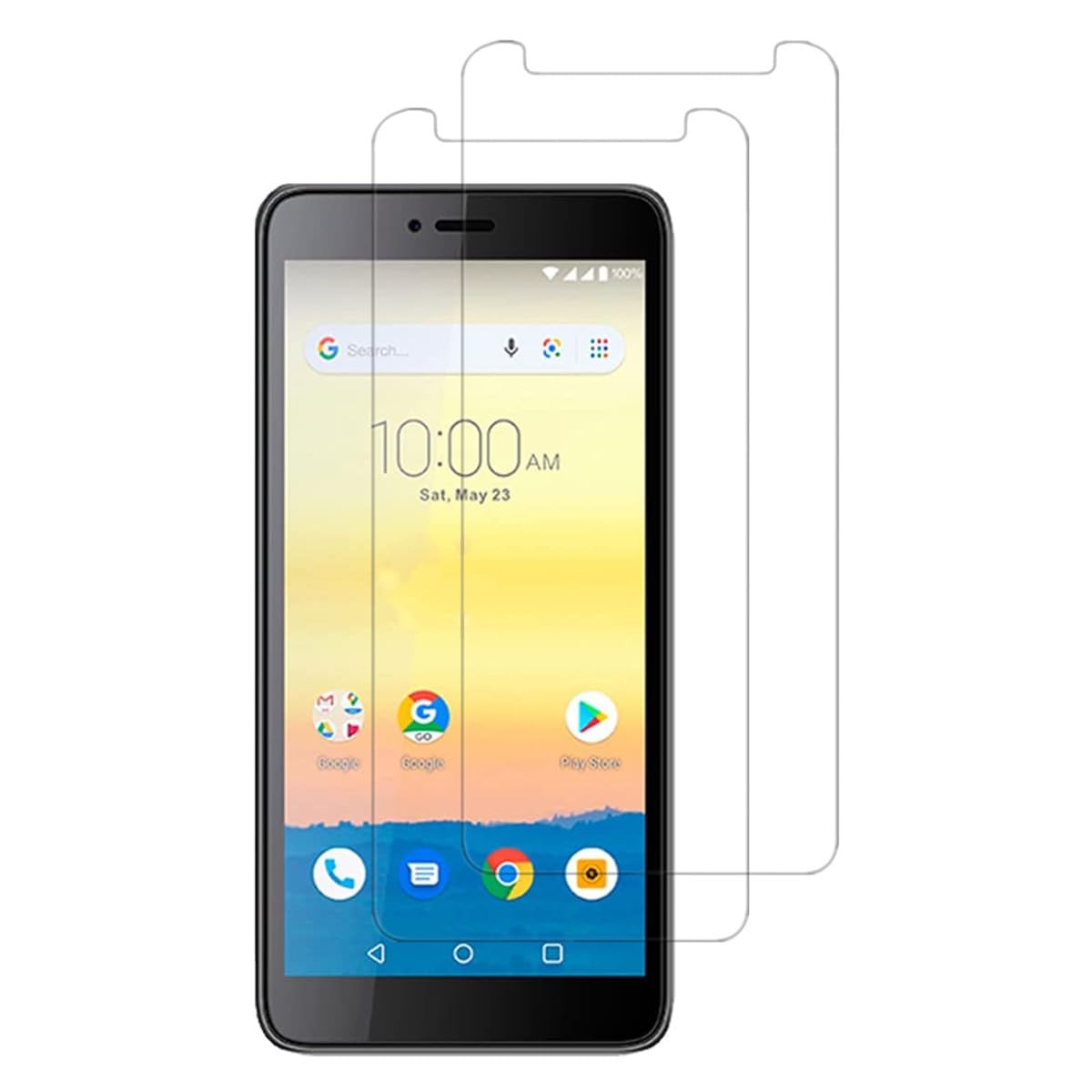 VIESUPScreen Protector Glass for Sky Device Elite C55 6.5"- 2 Pack High-sensitivity Anti-Scratch Screen Tempered Glass Protective Film for Sense Sky Device Elite C55 / Sky Device Elite P55