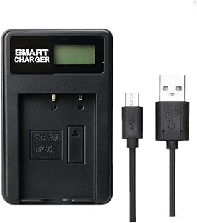 FUGASUN NP-95 NP95 LCD Single Charger Battery Charger for Fujifilm X30 X100 X100S X100T X-S1 FinePix F30 F31 fd F31fd FinePix Real 3D W1