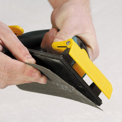 wolfcraft Handslijper voor gipskarton I 4056000 I Voor het gecontroleerd, ergonomisch schuren van gipskartonoppervlakken - Afbeelding 6